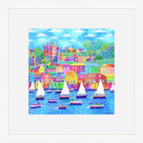 Fowey Sailboats print by Paul Clark