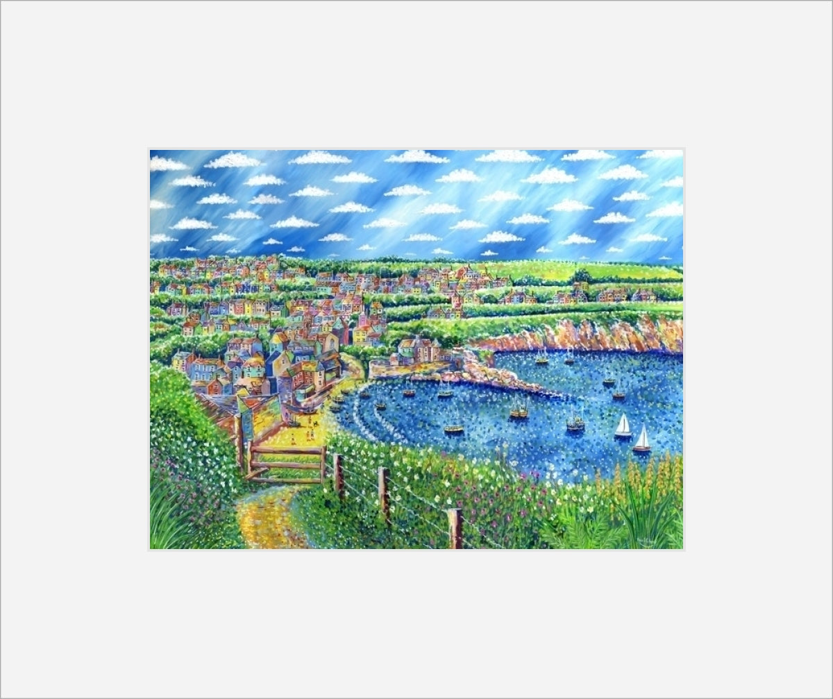 Gorran Haven print by Paul Clark