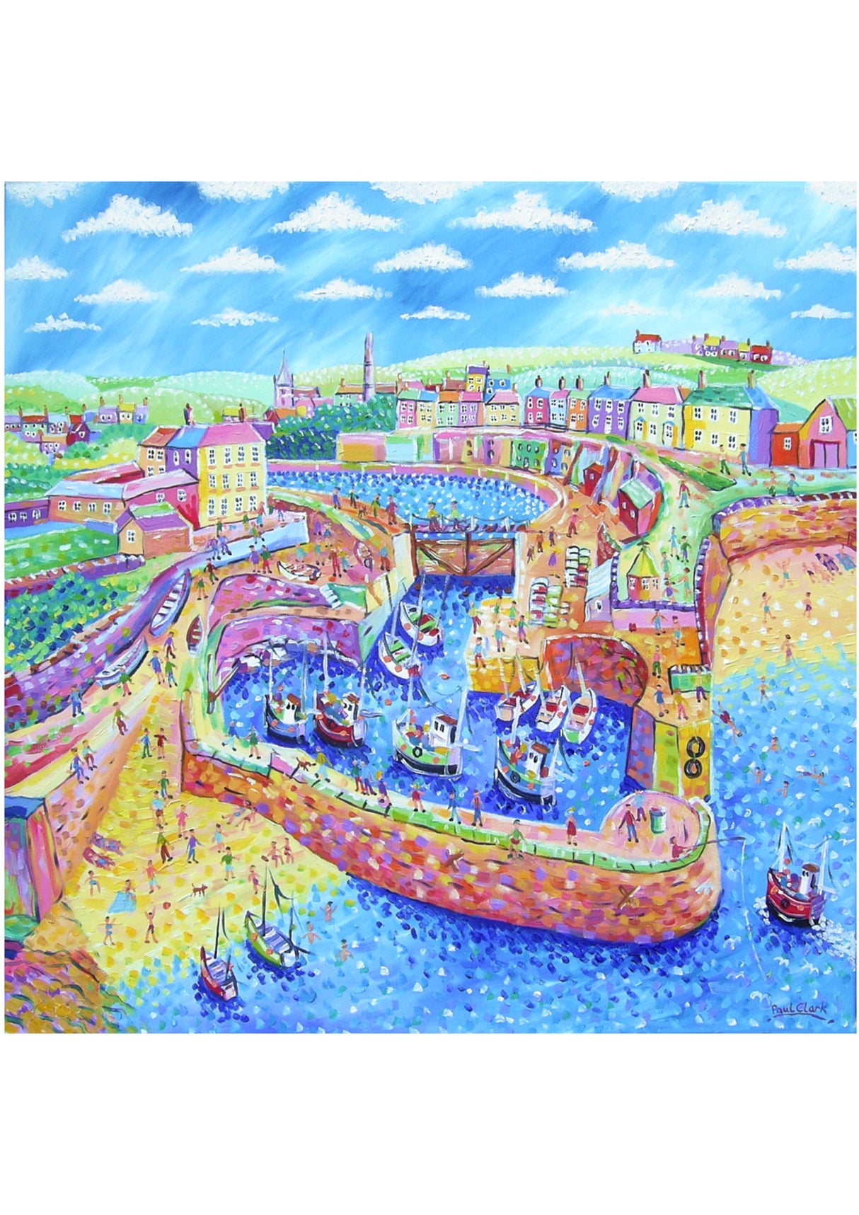Paul Clark Happy Days Charlestown print