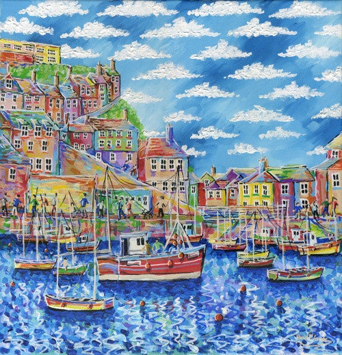Mevagissey Harbour print by Paul Clark