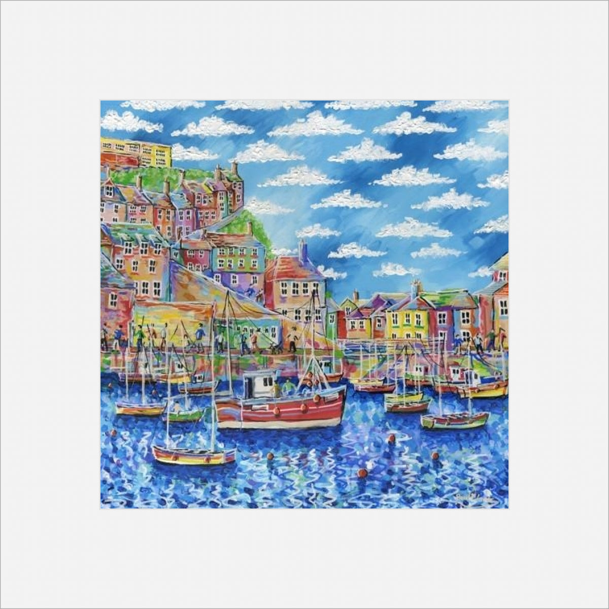 Mevagissey Harbour print by Paul Clark