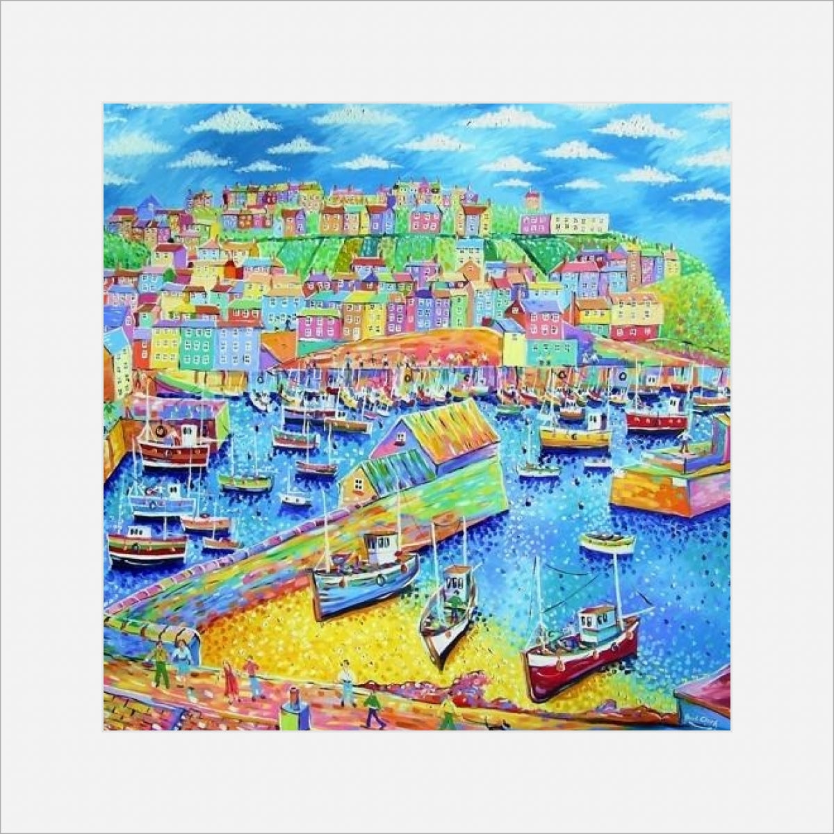 Mevagissey Cornwall print by Paul Cark