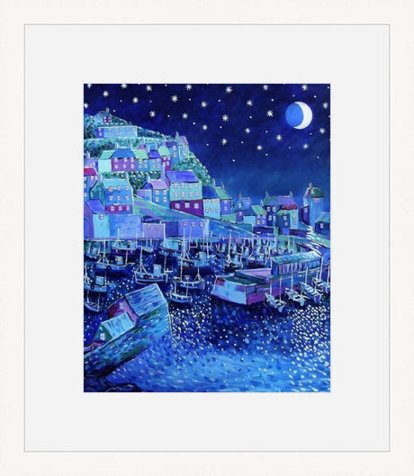 Mevagissey Night print by Paul Clark
