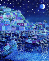 Mevagissey Night print by Paul Clark