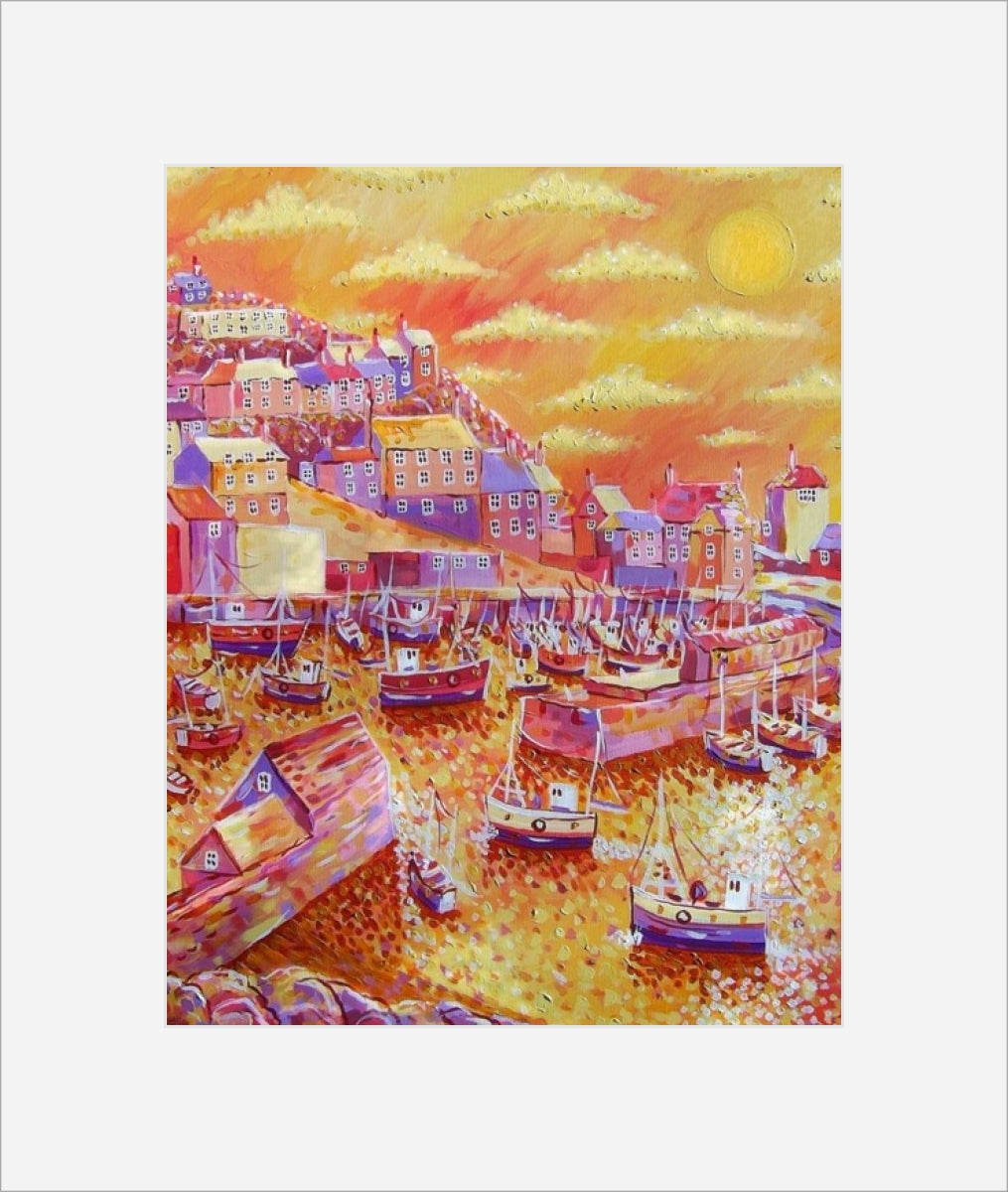 Mevagissey Sunrise print by Paul Clark