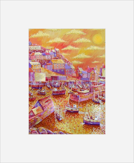 Mevagissey Sunrise print by Paul Clark