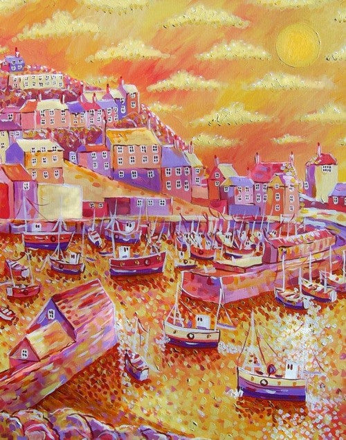 Mevagissey Sunrise print by Paul Clark