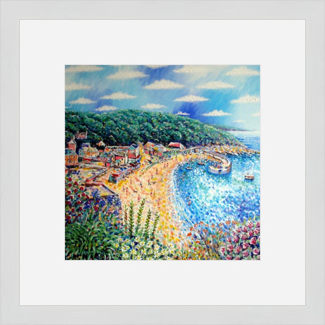 Polkerris, print by Paul Clark
