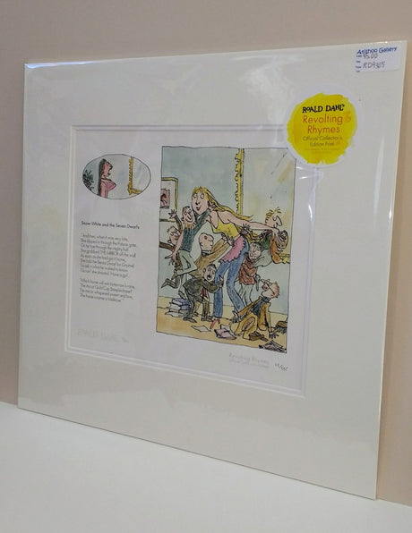 Roald Dahls Revolting Rhymes "Snow White And The Seven Dwarfs" print