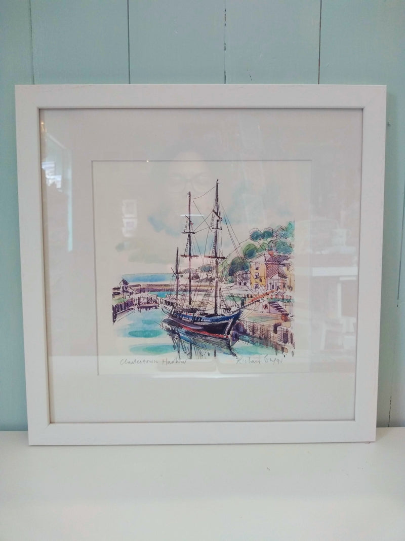 Richard Briggs, Charlestown Harbour, print