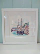 Richard Briggs, Charlestown Harbour, print