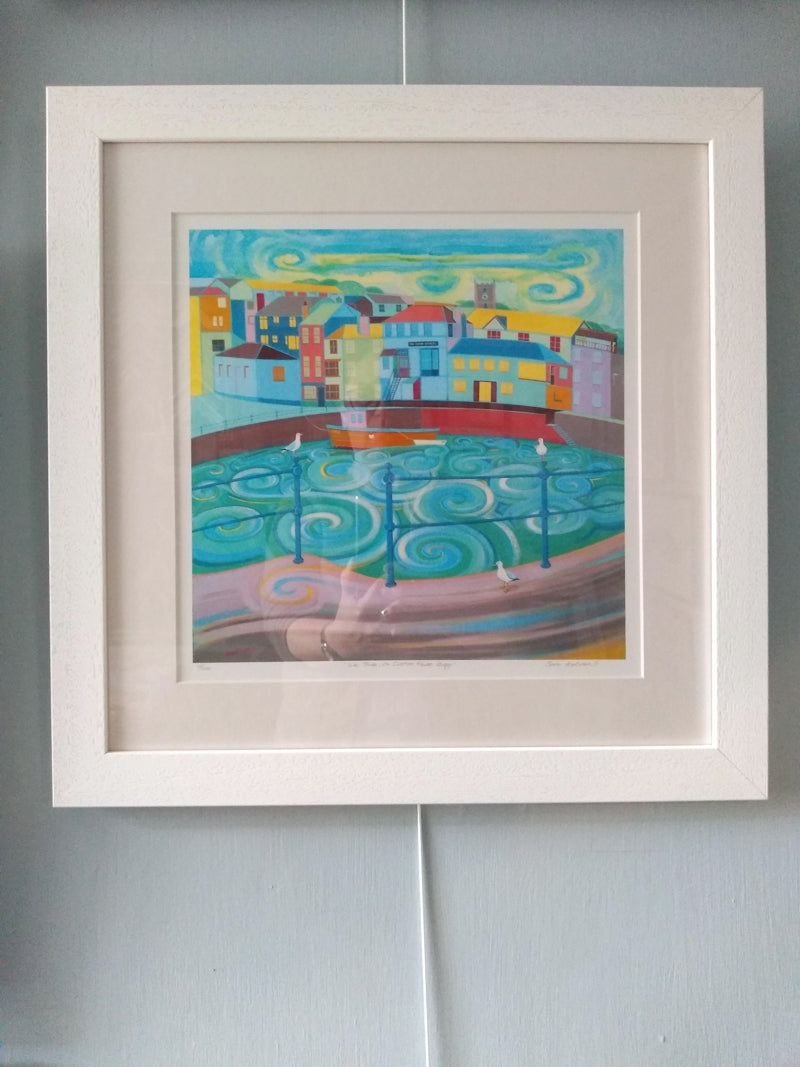 We Three On Custom House Quay by Sara Holden