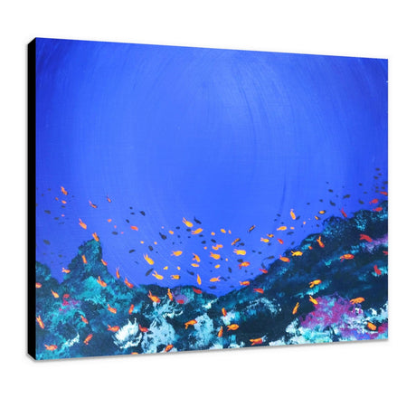 Shoal of Fish II original painting by Paddy Martin (COM)