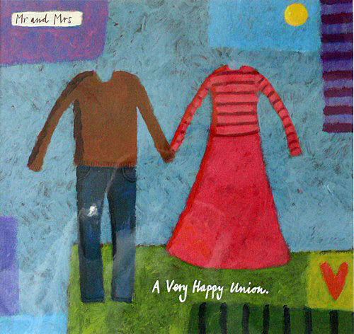 Sophie Harding "Mr & Mrs, A Very Happy Union" print (com)
