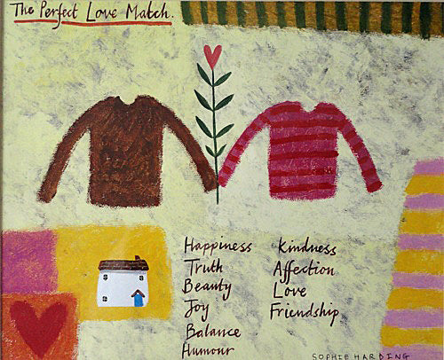 Sophie Harding "The Perfect Love Match" print (com)