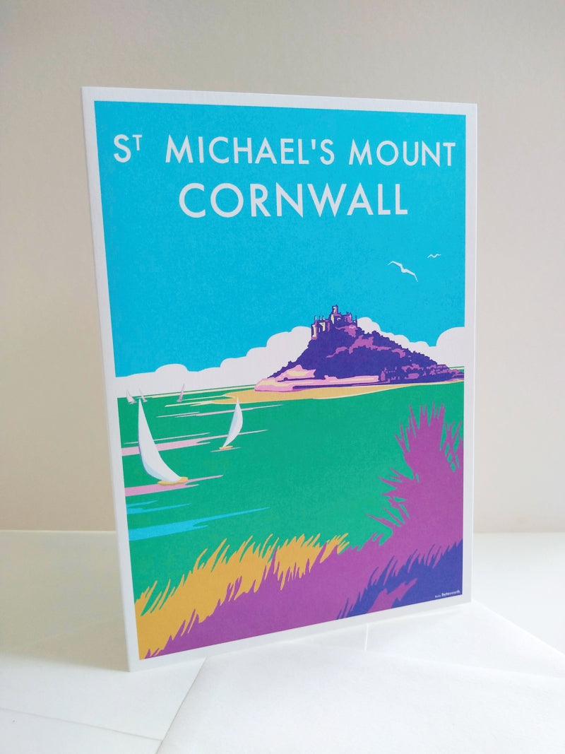 St. Michael's Mount, Cornwall, Becky Bettesworth Card