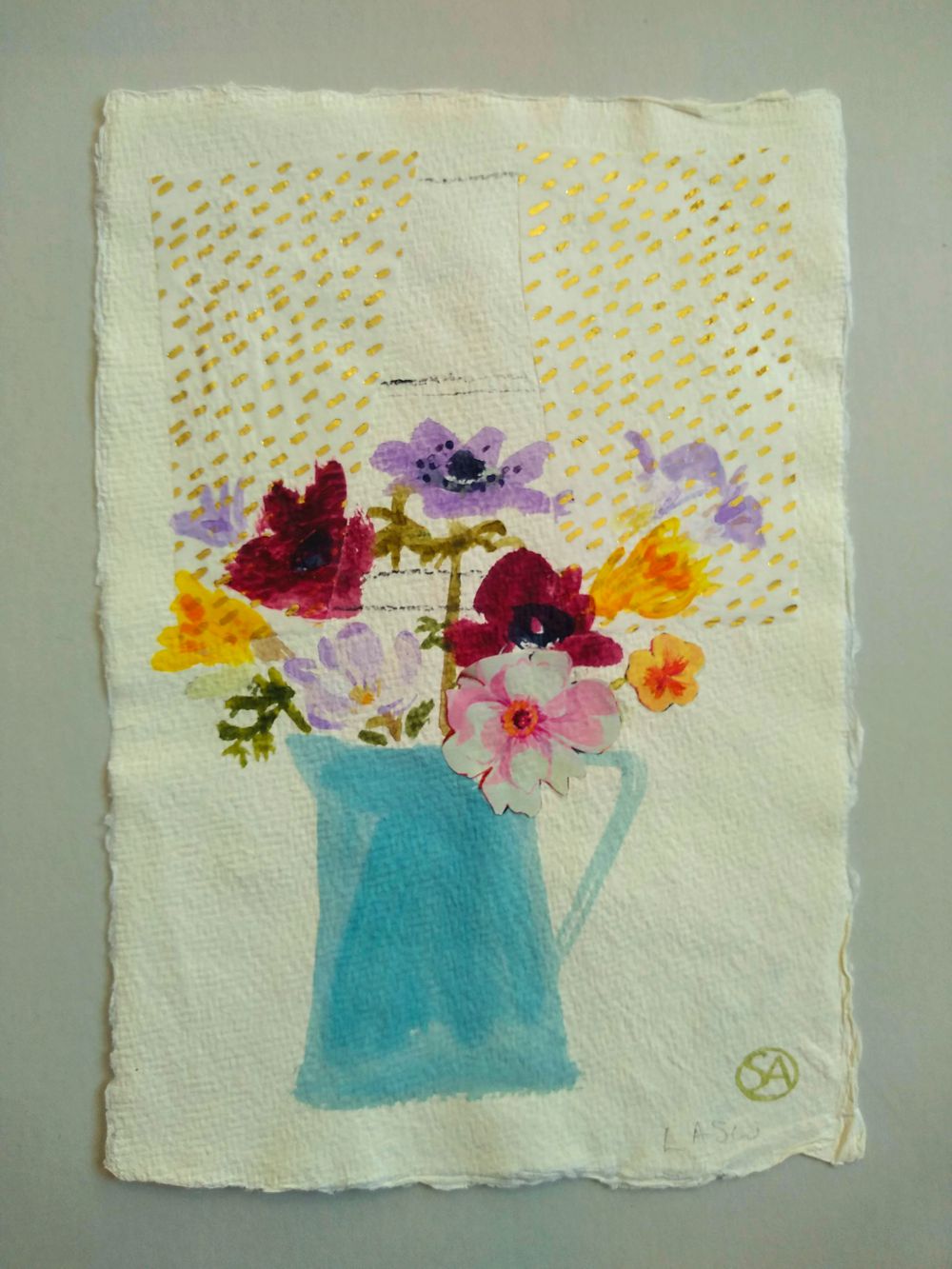 Stephanie Axtell "Blue Jug In The Window" original painting (com)