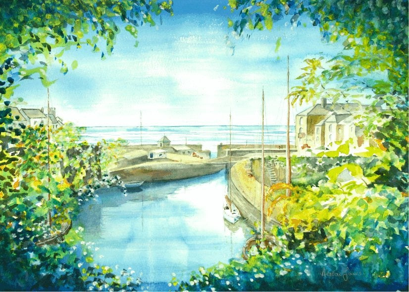 Alison Jones Sunny Days Charlestown Print (COM)