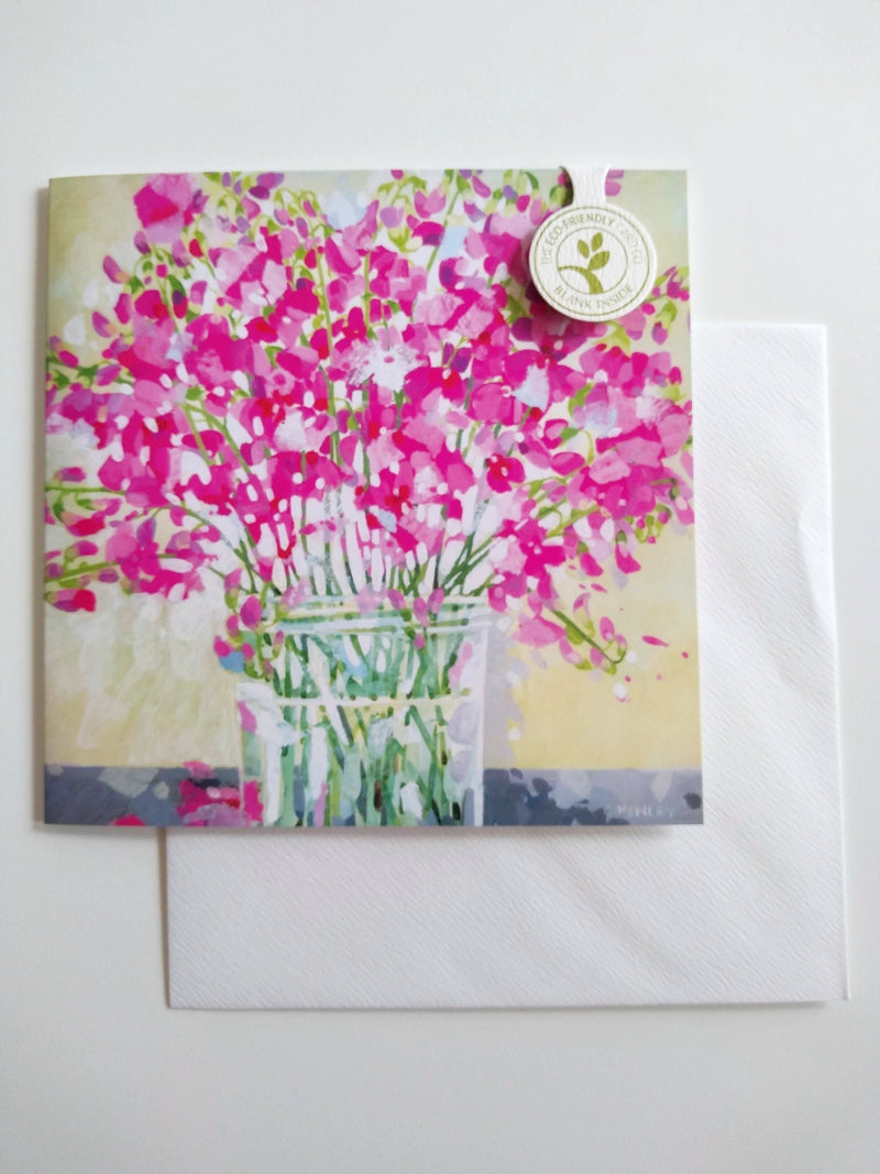 Sweet Peas, Claire Henley Card