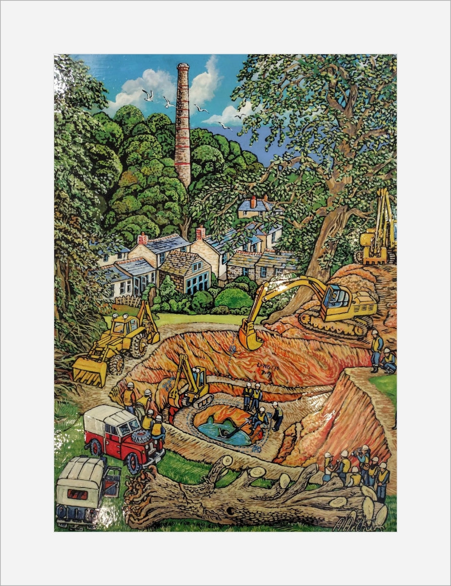 "The Sinkhole, Charlestown Park" by Alan Arthurs (com)