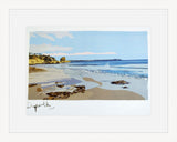 Duporth print by Tom Hughes