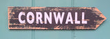 Cornwall coastal sign