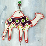Colourful Camel ceramic decoration
