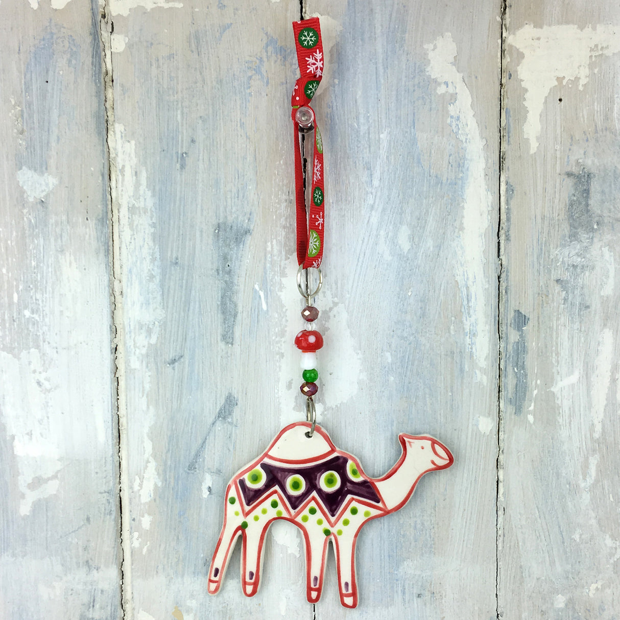 Colourful Camel ceramic decoration
