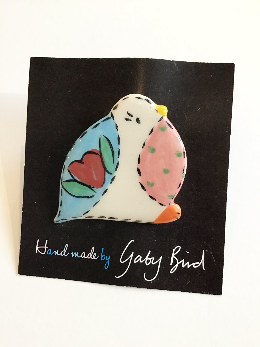 Gaby Bird, Blue Bird Brooch